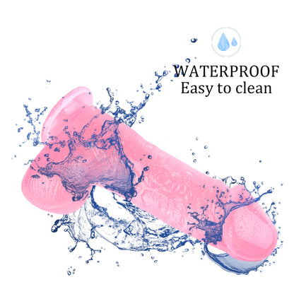 Textured PVC Suction Cup Dildo