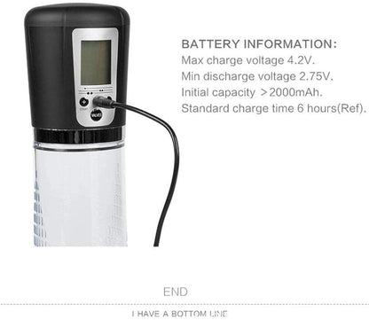 Electric Penis Pump with Button Controls