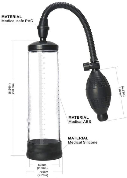 Manual Penis Pump with Squeeze Bulb