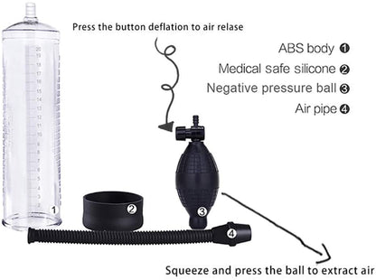 Manual Penis Pump with Squeeze Bulb