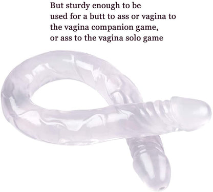 Double ended dildo for Women Realistic 21.56 inch Super Long Bendable dildo sex toys for Women Pleasure Beginners Soft massage wand for Couple