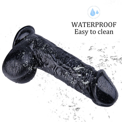 Textured PVC Suction Cup Dildo