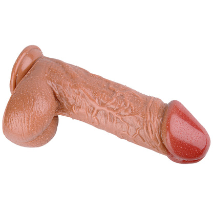 Textured PVC Suction Cup Dildo