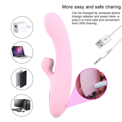 Pink Rechargeable Rabbit Vibrator