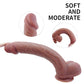 14.5 inch Extra Long Double Layer Silicone Dildo