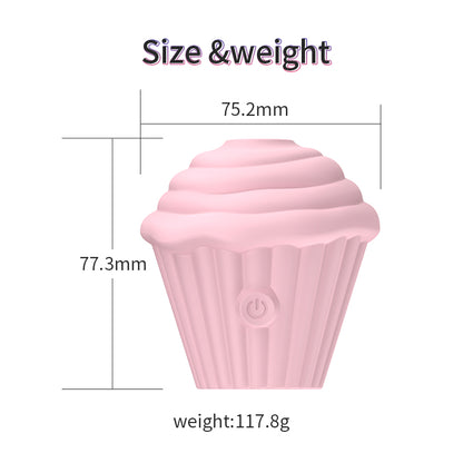 Cupcake-Shaped Clitoral Stimulator