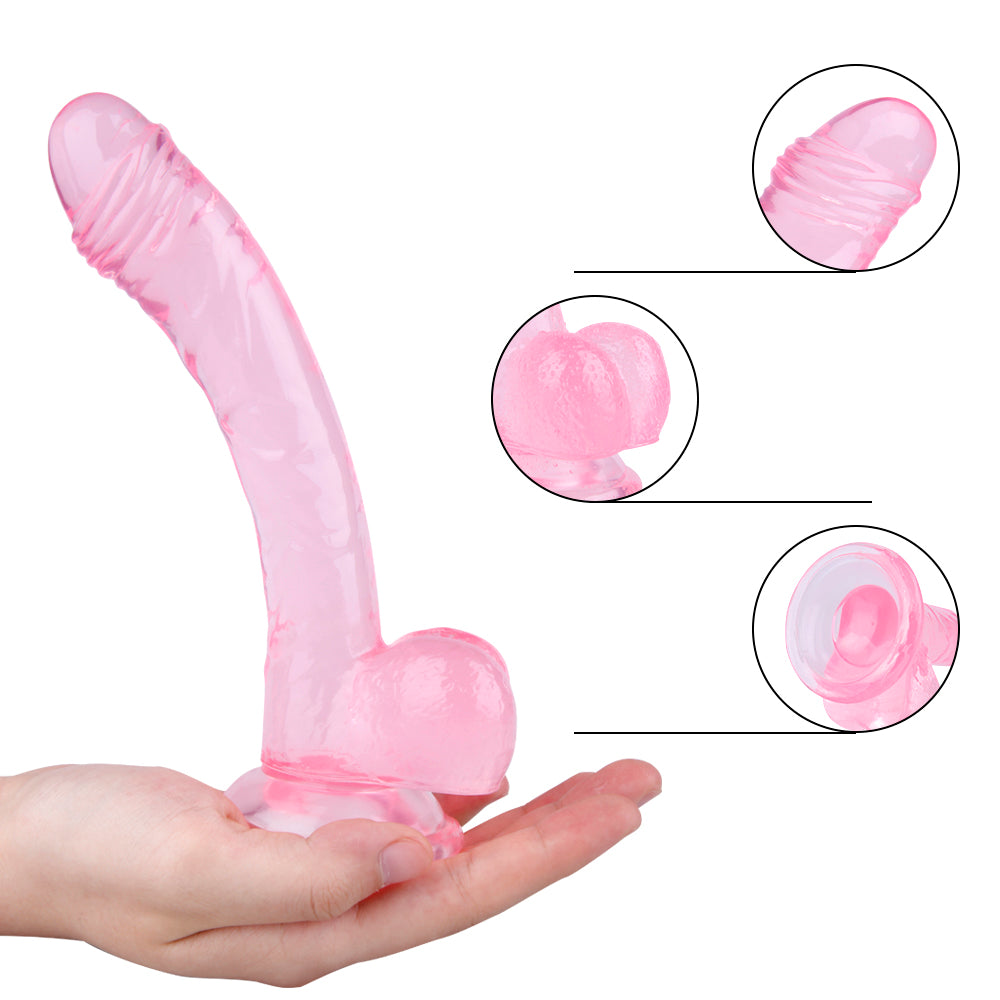 7 Inch small flexible dildo