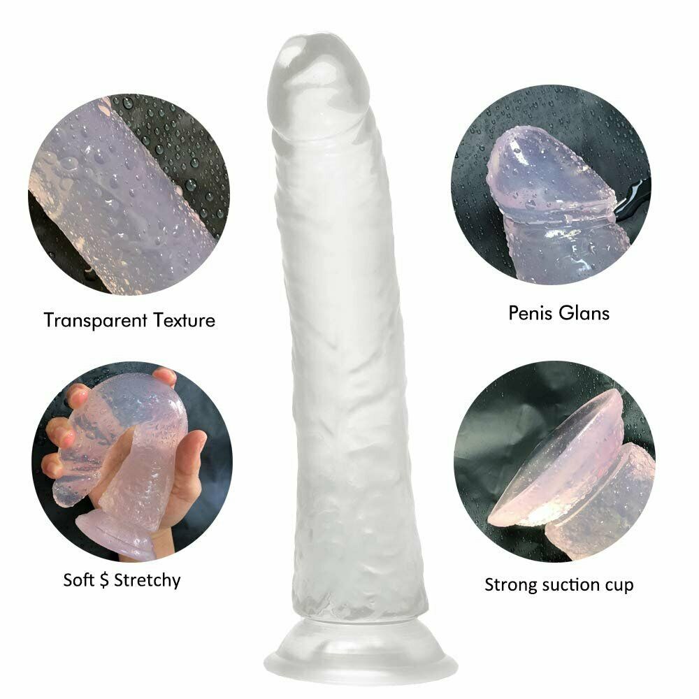 Dildo for Women Pleasure 8 inches Beginner Thrusting Sexy with Suction Cup Flexible Waterproof Realistic Adult Toys Personal Massager Tool