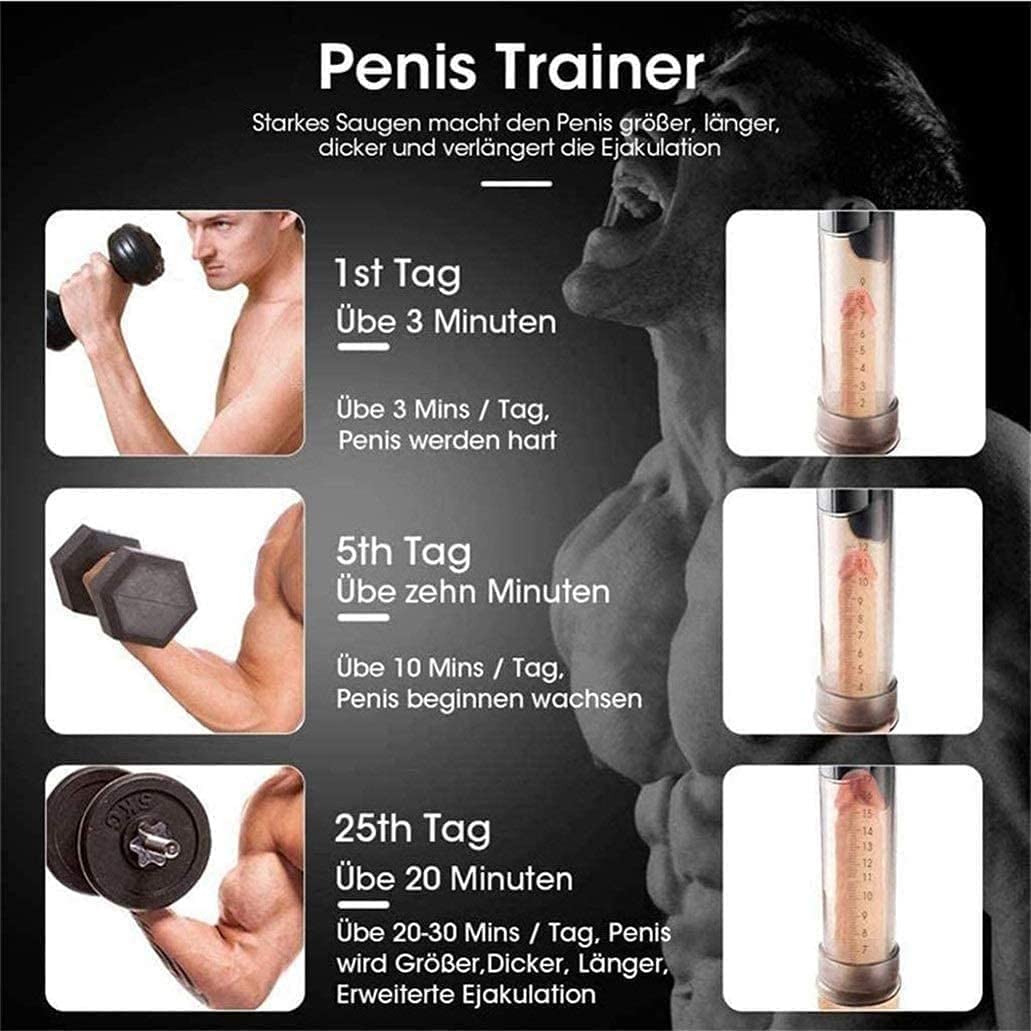 Male Automatic Penis Pump for Men Delay Trainer Enlargement Pumps incr image