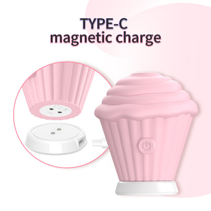 Cupcake-Shaped Clitoral Stimulator