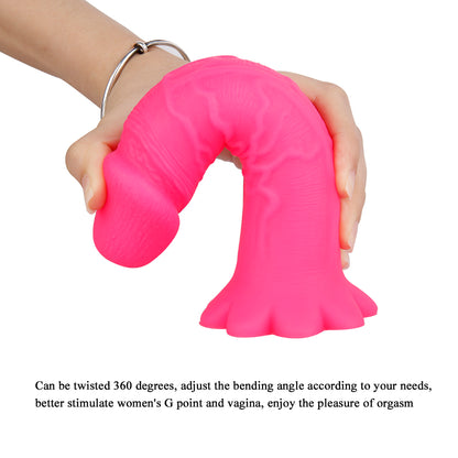 Realistic Dildo with Textured Shaft