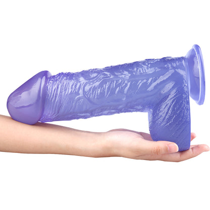 Textured PVC Suction Cup Dildo