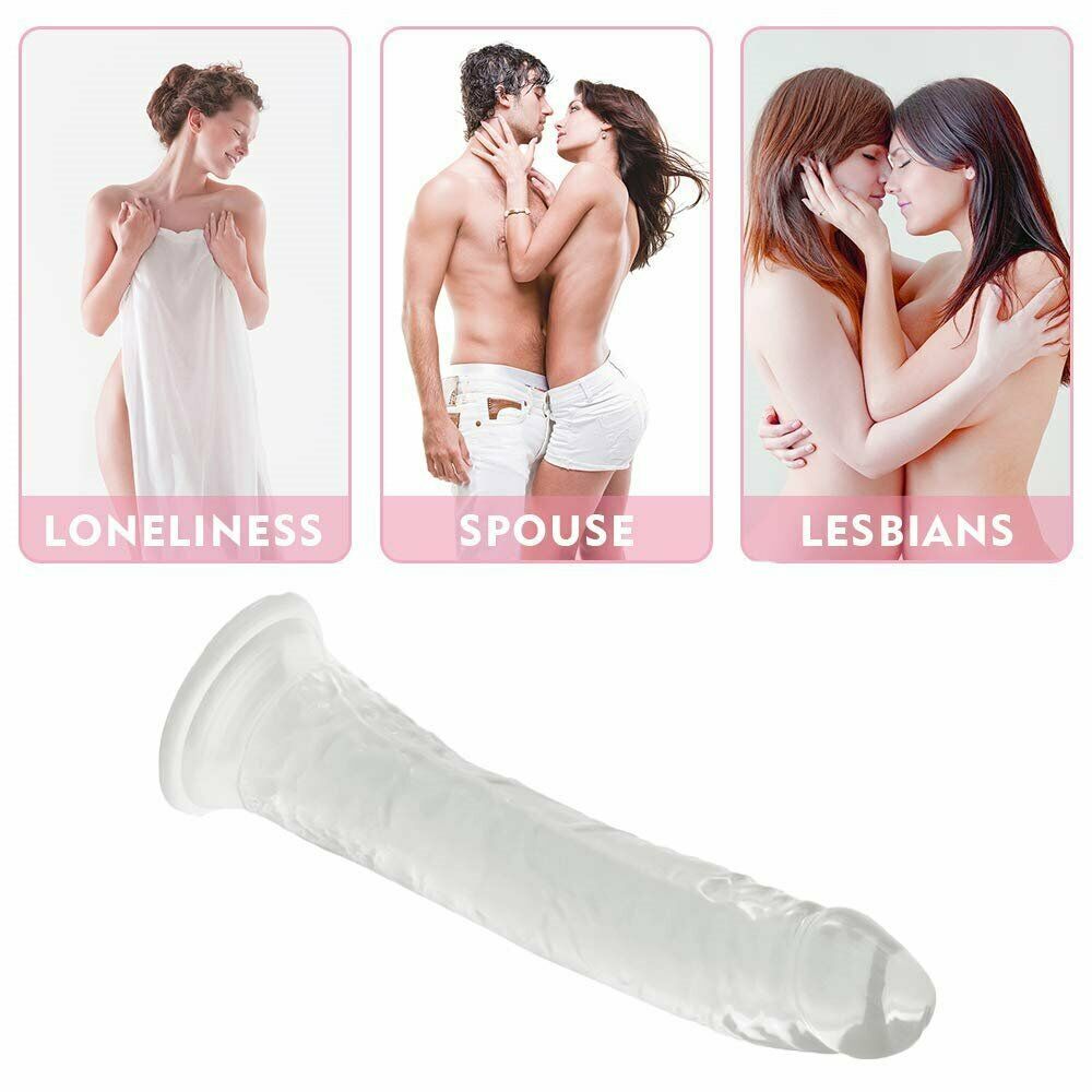 Clear 7 Inch Small dildo