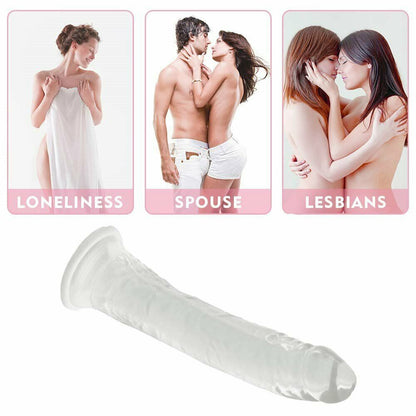 7 Inch Clear Dildo
