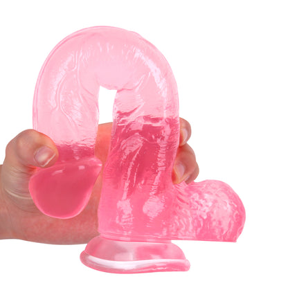 10 Inch Crystal-Look Flexible Dildo