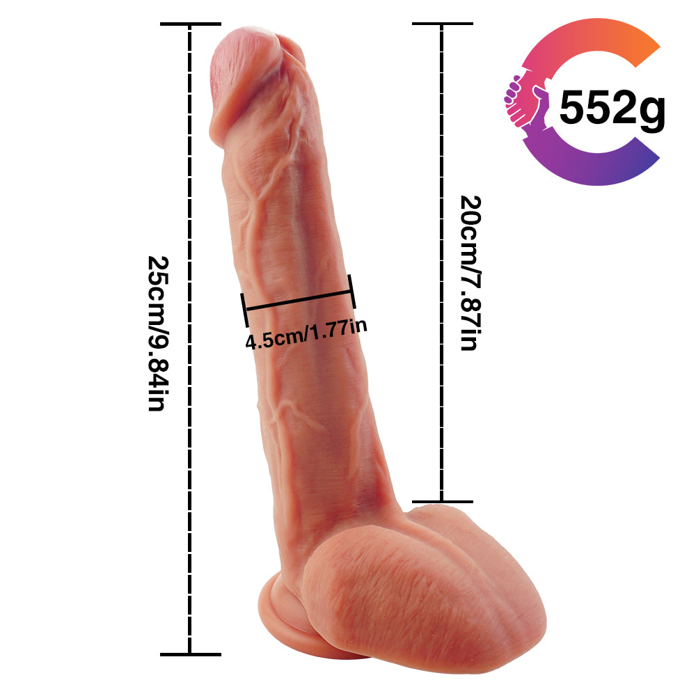 Ultra Real Silicone Suction Cup Dildo