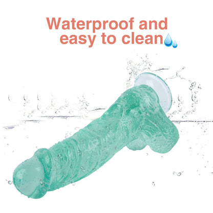 Thick Flexible Textured Dildo