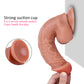 7 inch high end double layer realistic dildo