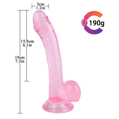 7 Inch Flexible Compact Dildo