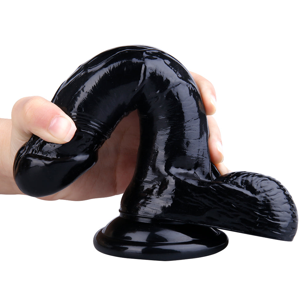 Small 7 Inch black dildo