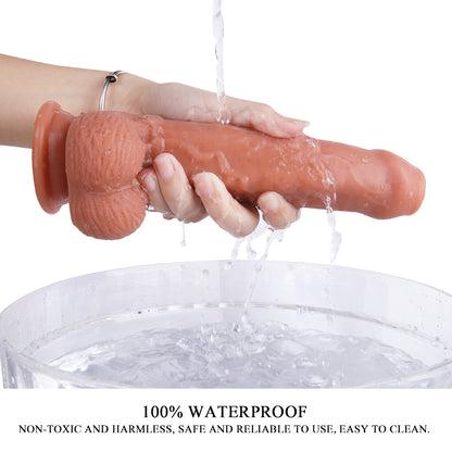 8 Inch Realistic Silicone Dildo