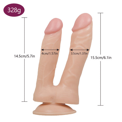 Blue Double-Ended Dildo