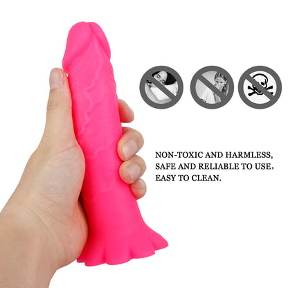 Realistic Dildo with Textured Shaft