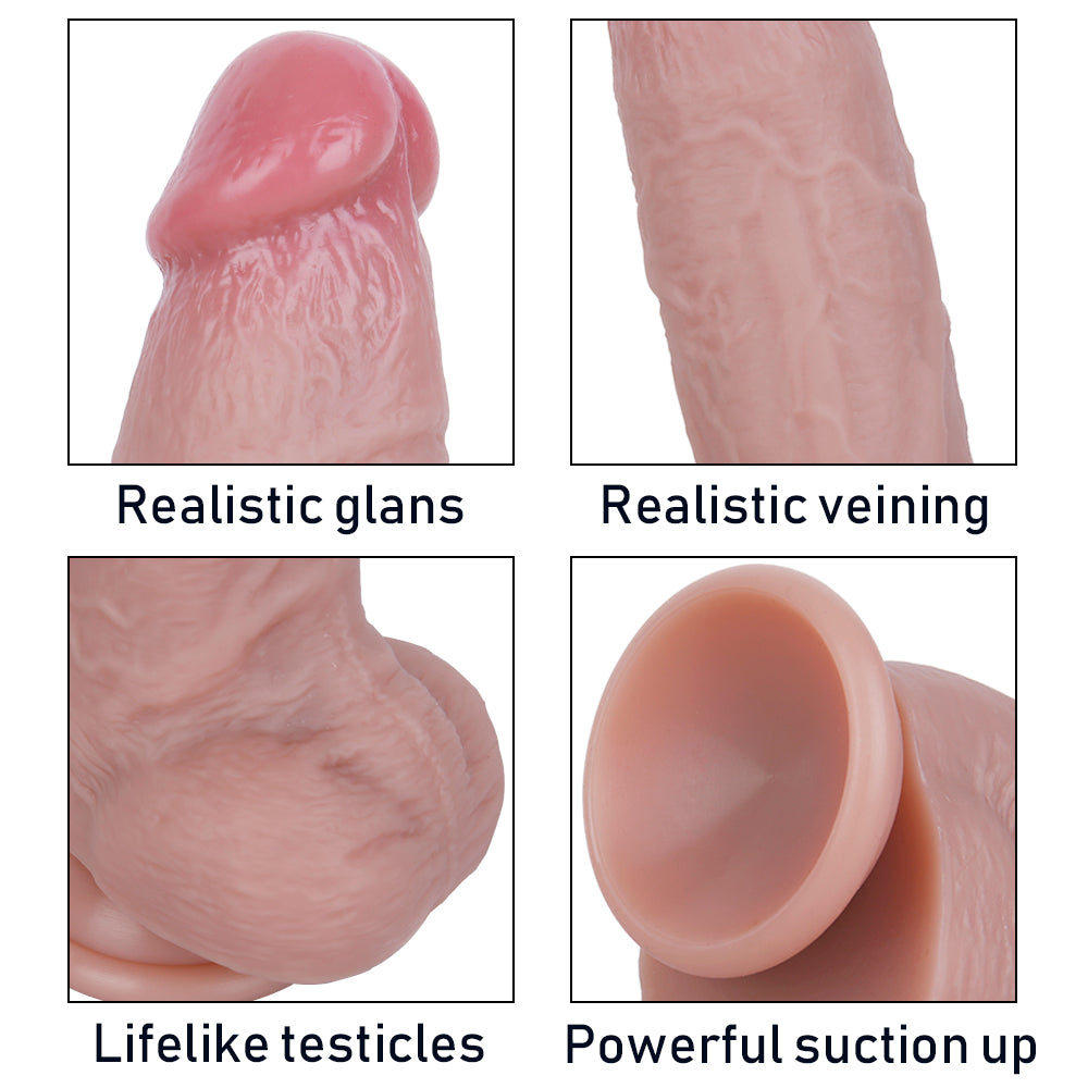 8 inch Large realistic dildo