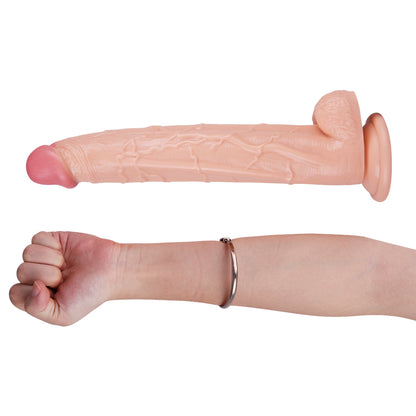 13 Inch Realistic Suction Cup Dildo