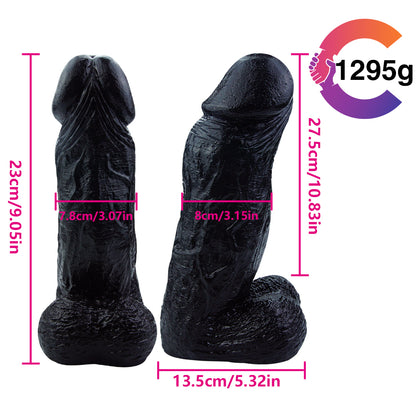 Thick Realistic Dildo with Base
