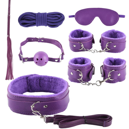 PU and Plush Restraint Set – 7 Pieces