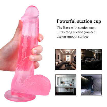 9 Inch Contoured Realistic Dildo