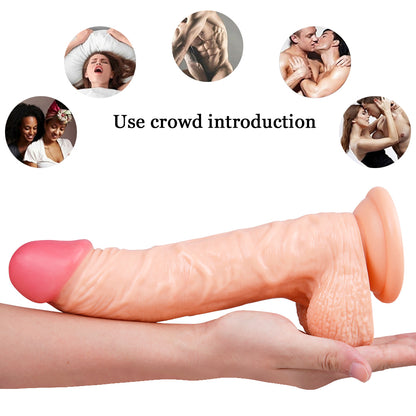 10 Inch Stick Dildo with Base