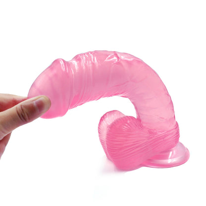 Veined Realistic Dildo with Base