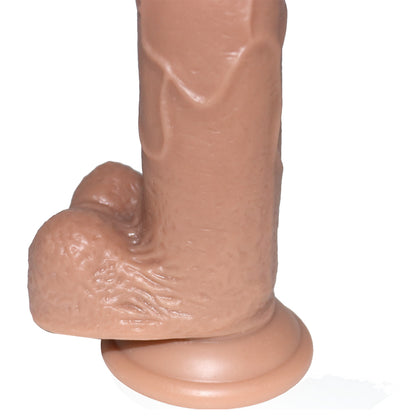 Dildo with Suction Cup 7 inch Dildo Realistic Thrusting Handsfree Massage Tools Dildos Soft Flexible Magic Wand for Women Female Couples