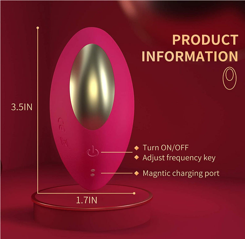 Rechargeable clitoral fun vibrating egg