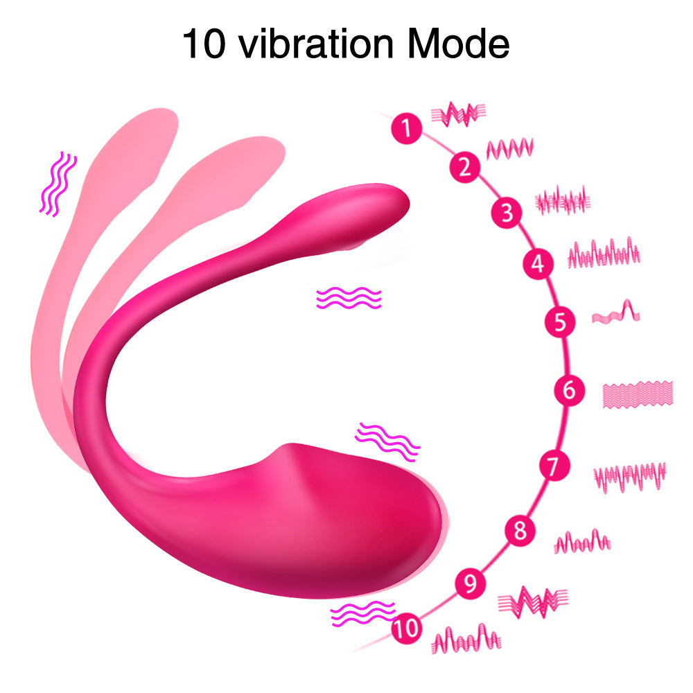 Wireless smart vibrating egg masturbation device
