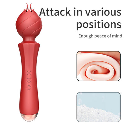 Rose-Head Handheld Intimate Massager