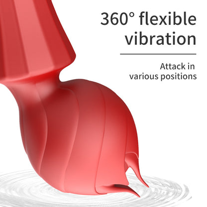 Rose-Head Handheld Intimate Massager