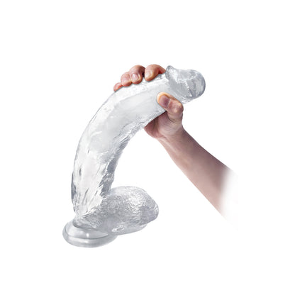 12 Inch Clear Flexible Dildo