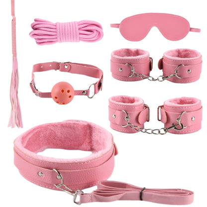 PU and Plush Restraint Set – 7 Pieces